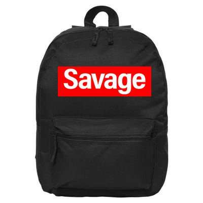 Savage Logo 16 in Basic Backpack