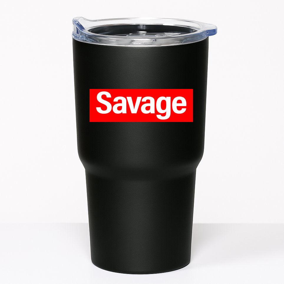 Savage Logo Tumbler