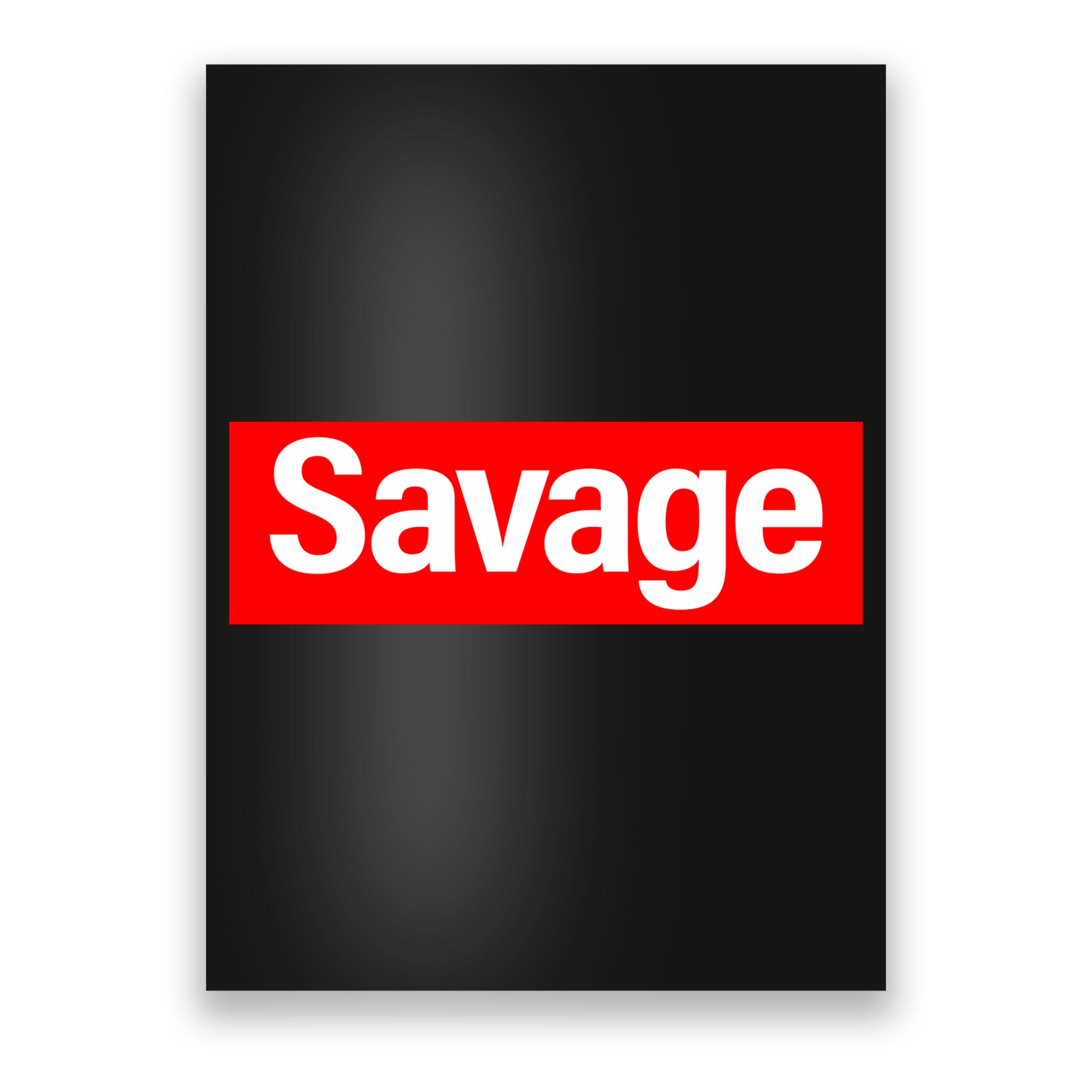 Savage Logo Poster
