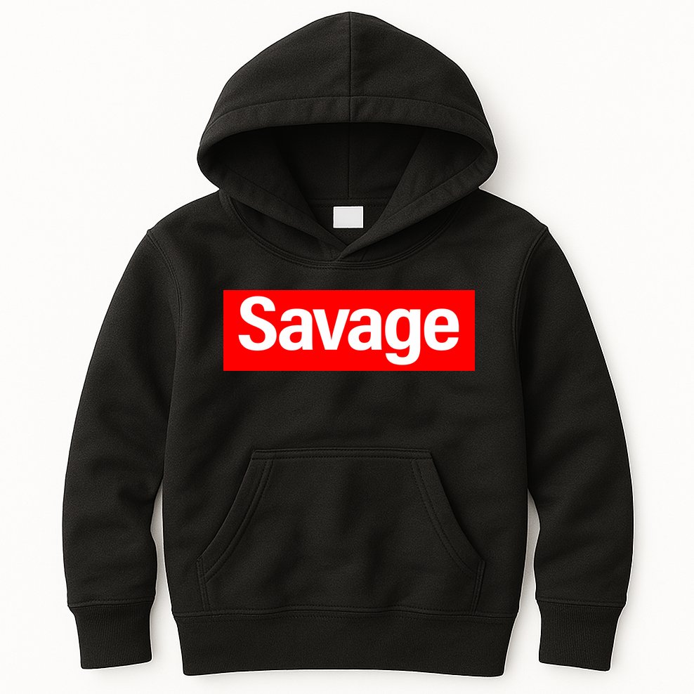 Savage Logo Kids Hoodie