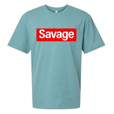 Savage Logo Sueded Cloud Jersey T-Shirt