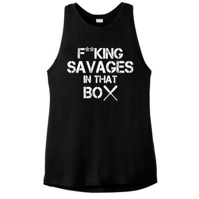 Savages In That Box Ladies PosiCharge Tri-Blend Wicking Tank