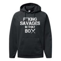 Savages In That Box Performance Fleece Hoodie