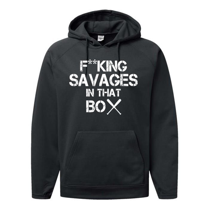 Savages In That Box Performance Fleece Hoodie