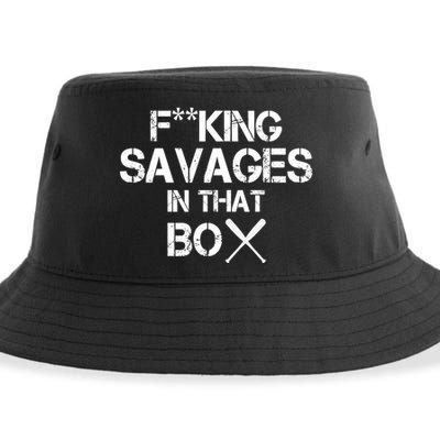 Savages In That Box Sustainable Bucket Hat