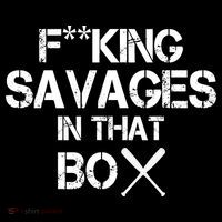 Savages In That Box Drawstring Bag