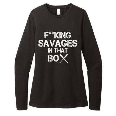 Savages In That Box Womens CVC Long Sleeve Shirt