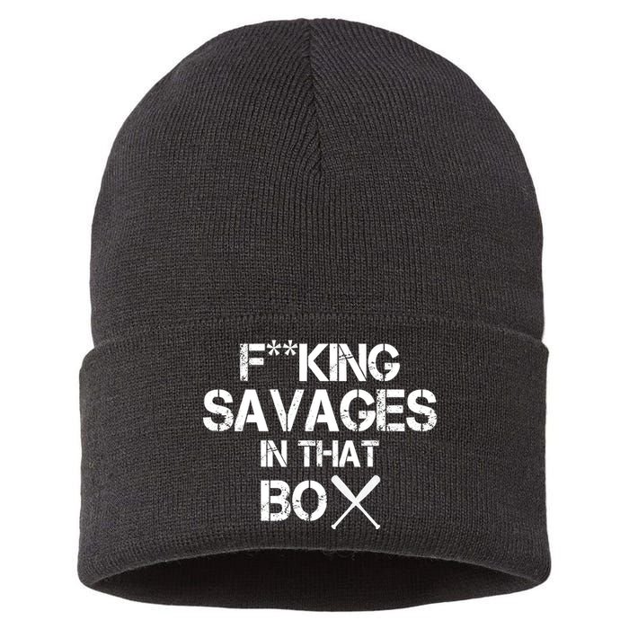 Savages In That Box Sustainable Knit Beanie