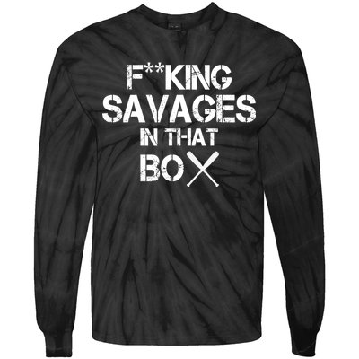 Savages In That Box Tie-Dye Long Sleeve Shirt