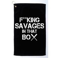 Savages In That Box Golf Towel
