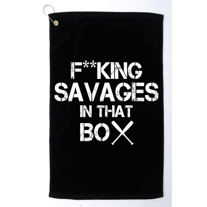 Savages In That Box Golf Towel