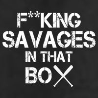 Savages In That Box Golf Towel