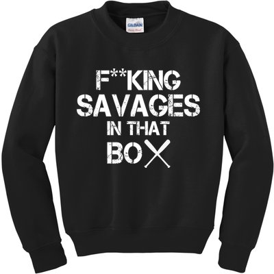 Savages In That Box Kids Sweatshirt