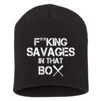 Savages In That Box Short Acrylic Beanie