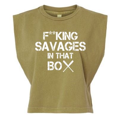 Savages In That Box Garment-Dyed Women's Muscle Tee