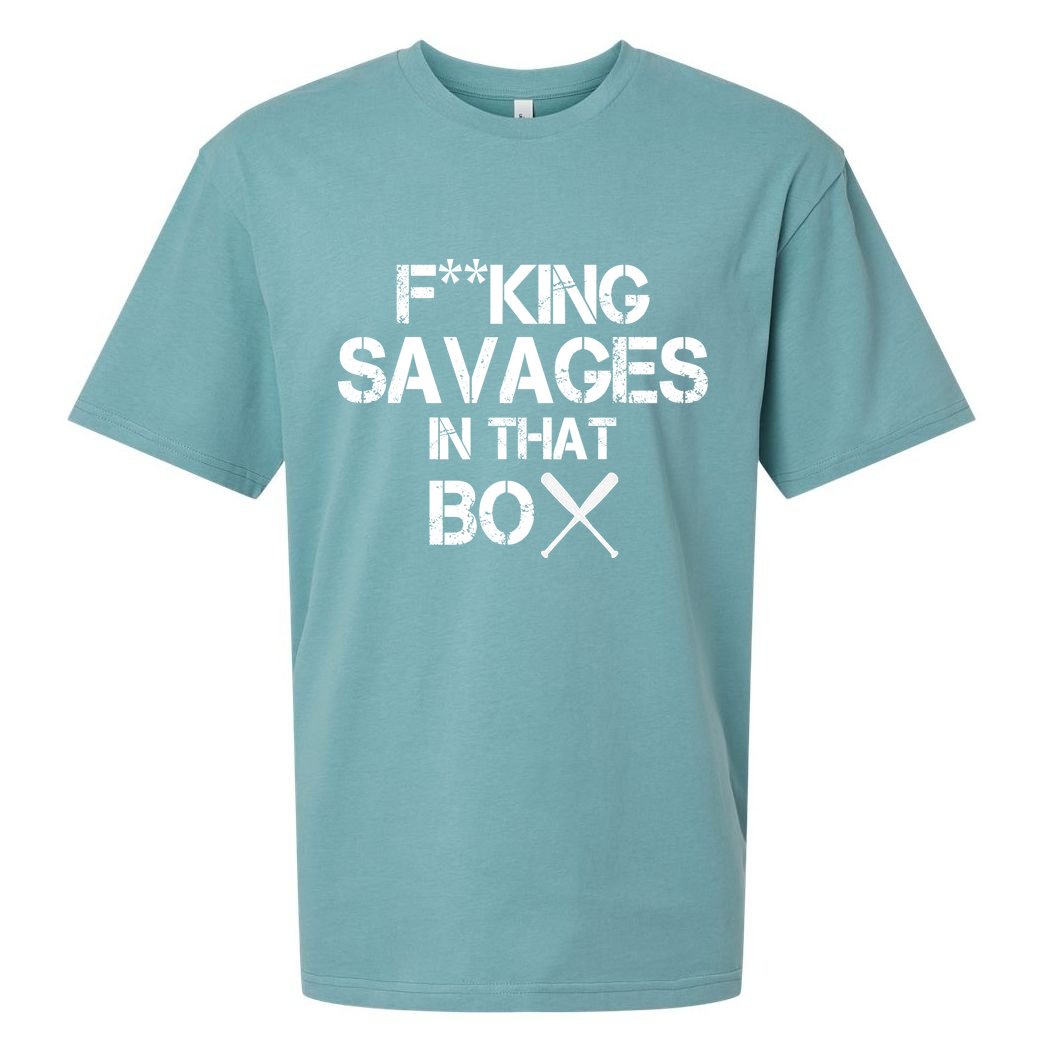 Savages In That Box Sueded Cloud Jersey T-Shirt