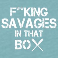 Savages In That Box Sueded Cloud Jersey T-Shirt