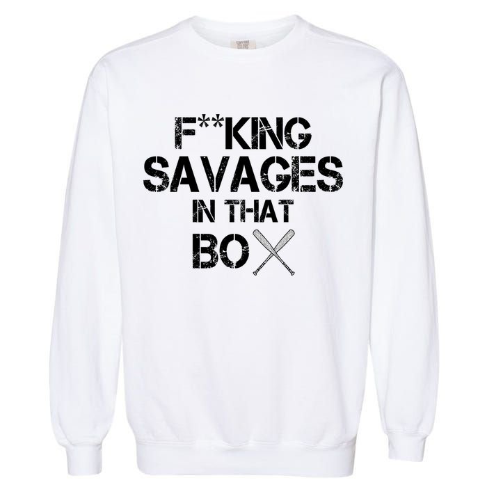 Savages In That Box Garment-Dyed Sweatshirt
