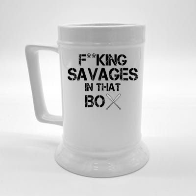 Savages In That Box Beer Stein