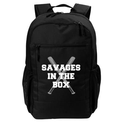 Savages In The Box Baseball Bats Backpack