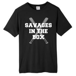 Savages In The Box Baseball Bats Tall Fusion ChromaSoft Performance T-Shirt