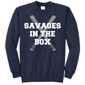 Savages In The Box Baseball Bats Sweatshirt