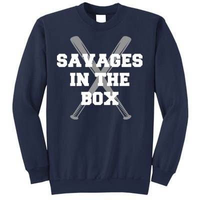 Savages In The Box Baseball Bats Sweatshirt