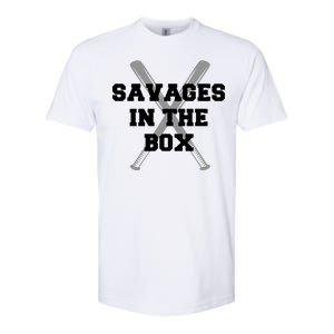 Savages In The Box Baseball Bats Softstyle CVC T-Shirt