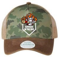 Savages In The Box Baseball Graphic Legacy Tie Dye Trucker Hat