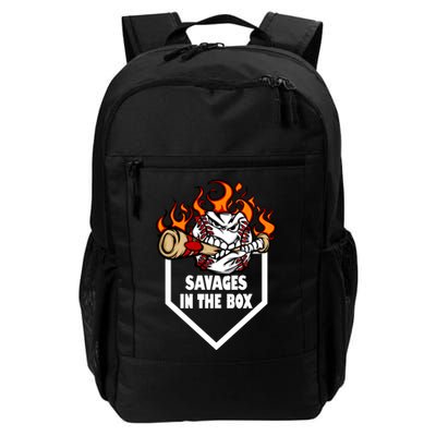 Savages In The Box Baseball Graphic Backpack