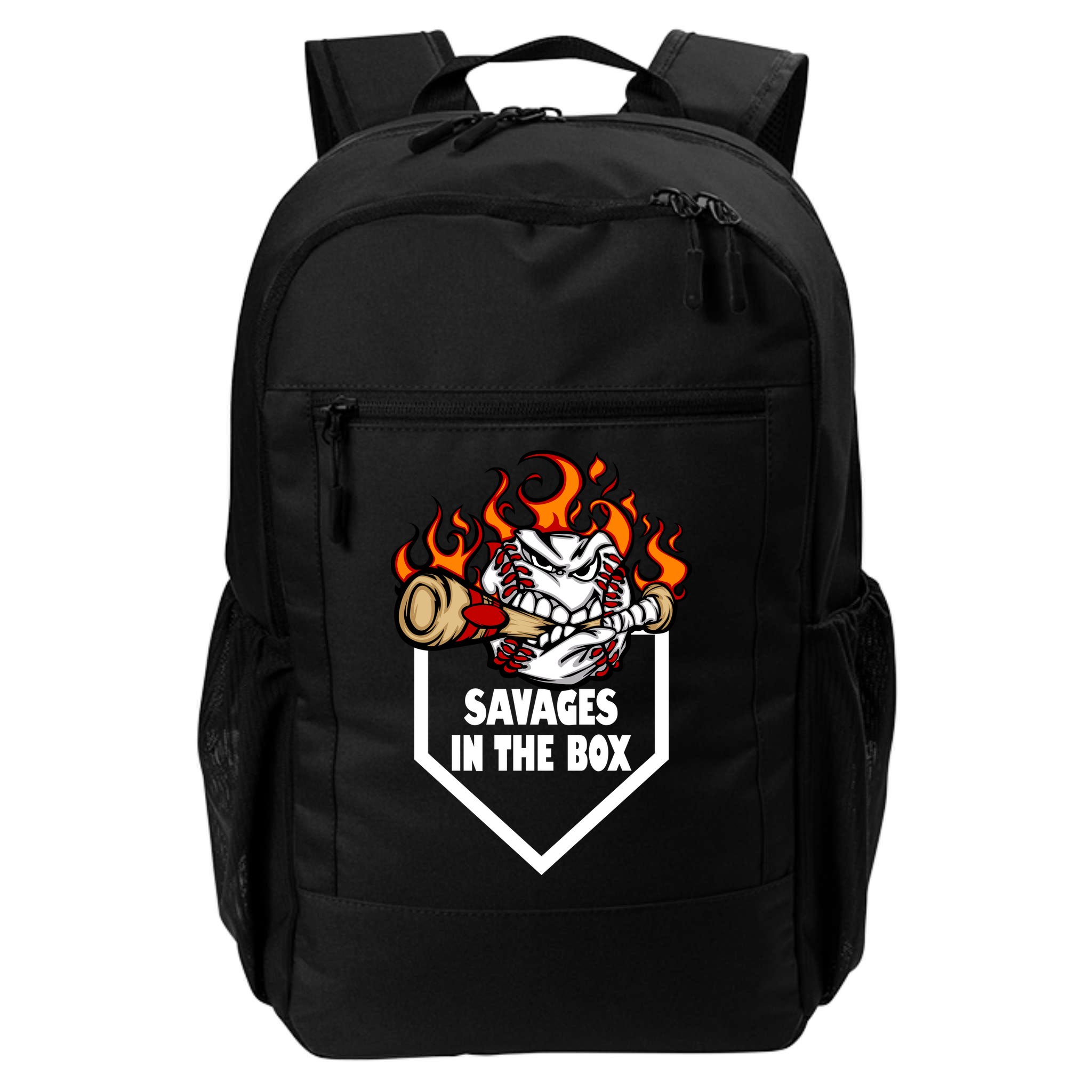 Savages In The Box Baseball Graphic Backpack