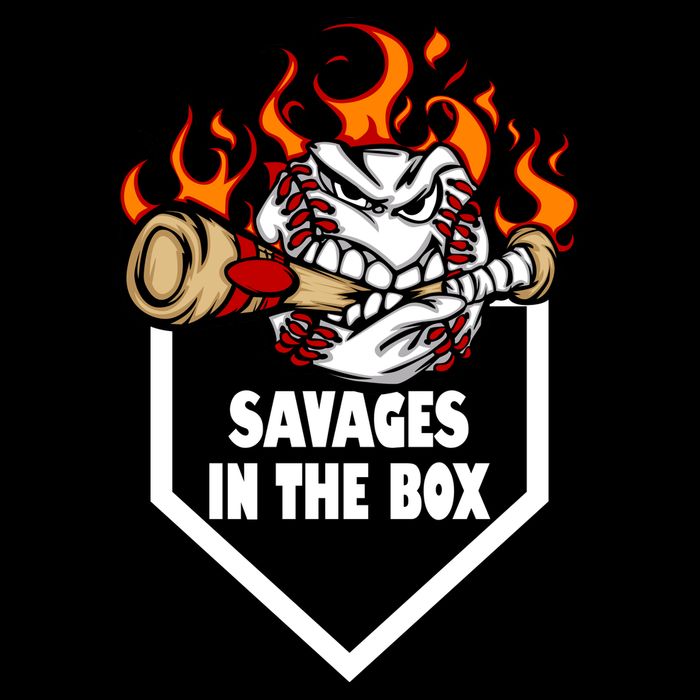 Savages In The Box Baseball Graphic Backpack