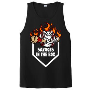 Savages In The Box Baseball Graphic PosiCharge Competitor Tank