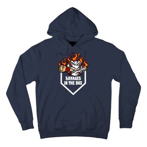 Savages In The Box Baseball Graphic Hoodie