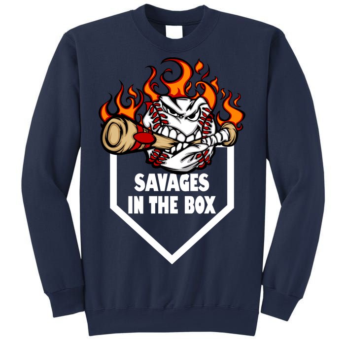 Savages In The Box Baseball Graphic Sweatshirt