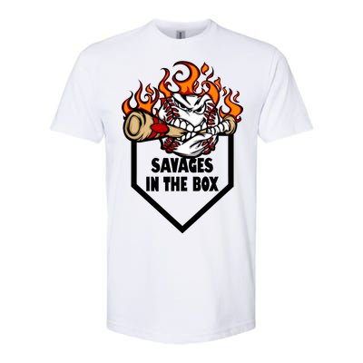 Savages In The Box Baseball Graphic Softstyle® CVC T-Shirt