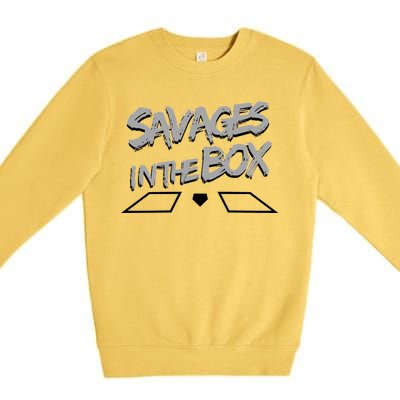 Savages in The Box New York baseball Premium Crewneck Sweatshirt