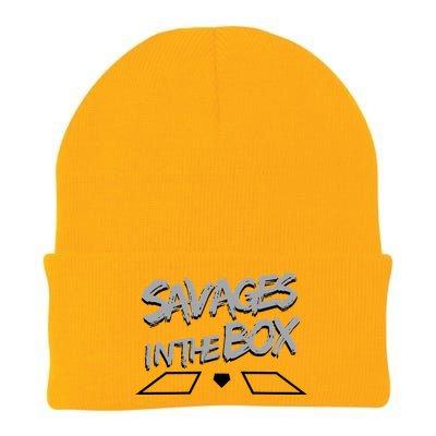 Savages in The Box New York baseball Knit Cap Winter Beanie