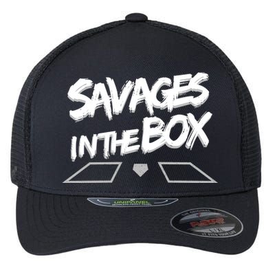 Savages in The Box New York baseball Flexfit Unipanel Trucker Cap