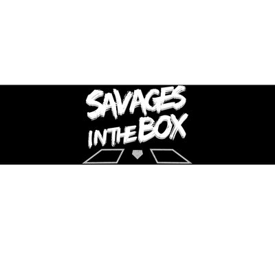 Savages in The Box New York baseball Bumper Sticker