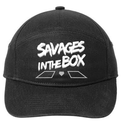 Savages in The Box New York baseball 7-Panel Snapback Hat