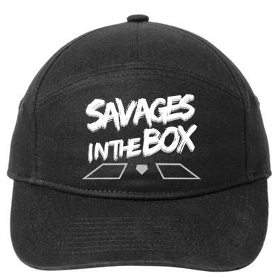 Savages in The Box New York baseball 7-Panel Snapback Hat