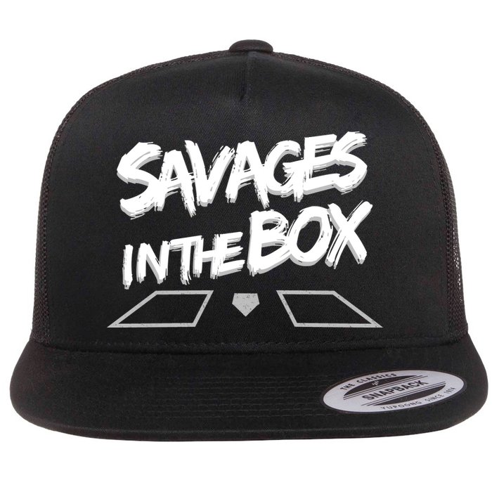 Savages in The Box New York baseball Flat Bill Trucker Hat