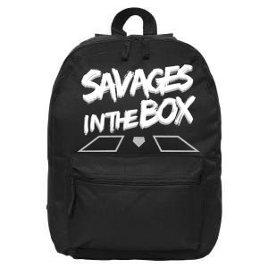 Savages in The Box New York baseball 16 in Basic Backpack