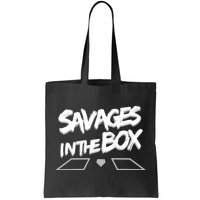 Savages in The Box New York baseball Tote Bag