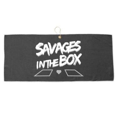 Savages in The Box New York baseball Large Microfiber Waffle Golf Towel