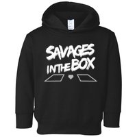 Savages in The Box New York baseball Toddler Hoodie