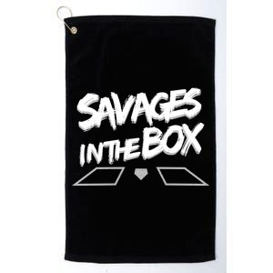 Savages in The Box New York baseball Platinum Collection Golf Towel