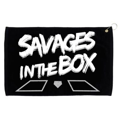 Savages in The Box New York baseball Grommeted Golf Towel