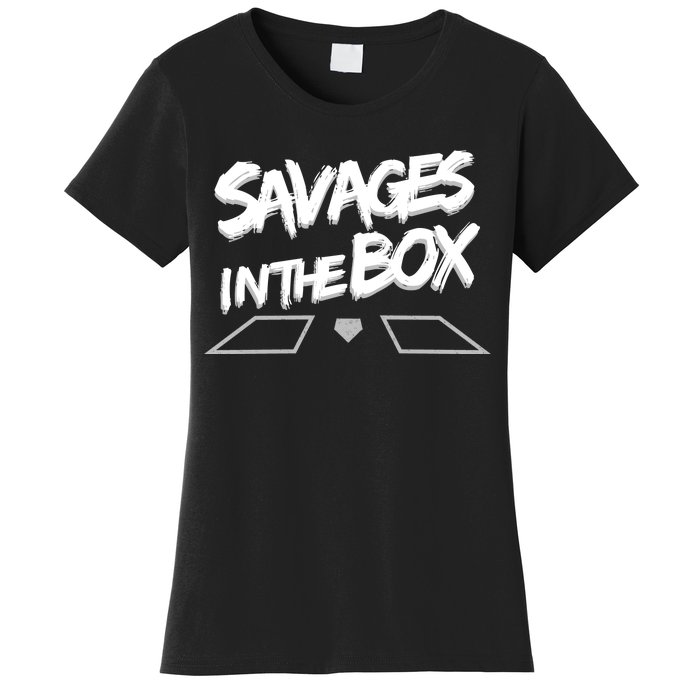 Savages in The Box New York baseball Women's T-Shirt